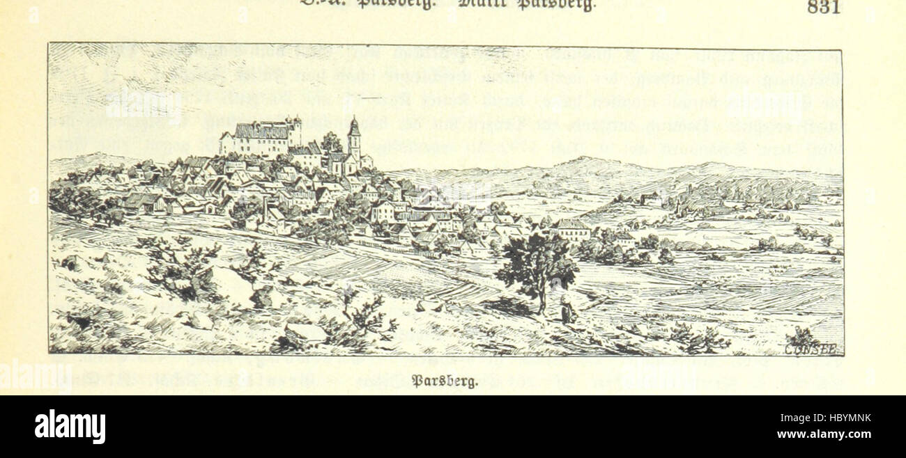 Bild entnommen Seite 849 von "Geographisch-Historisches Handbuch von Bayern" Bild entnommen Seite 849 von "Geographisch-Historisches Handbuch von Bayern" Stockfoto