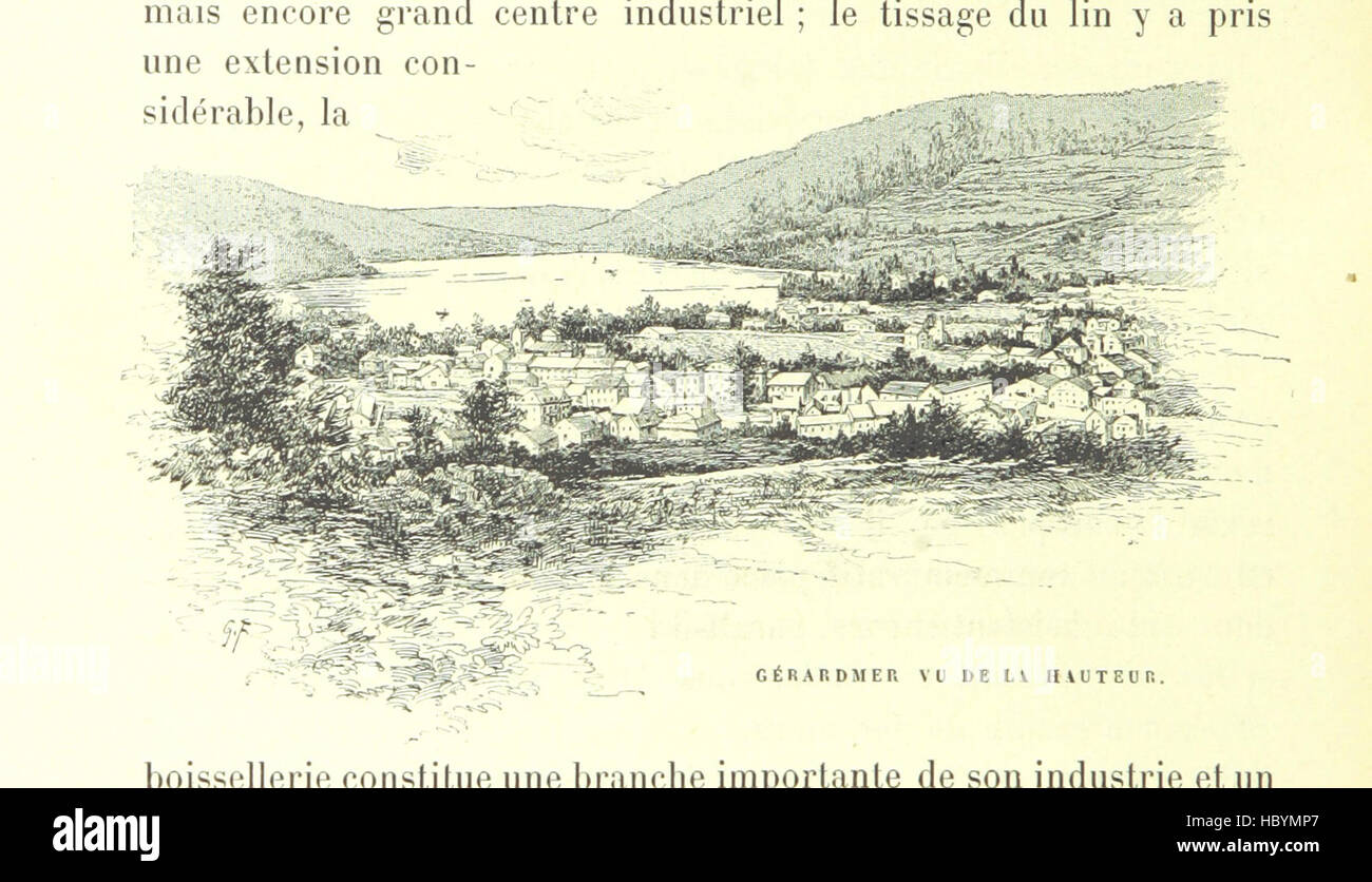 Bild entnommen Seite 302 von "Les Montagnes de France. Les Vosges... Ouvrage Orné de 160 Dessins Inédits de l'auteur. [Mit einem Vorwort von A. Fournier.] " Bild entnommen Seite 302 von "Les Montagnes de France Stockfoto
