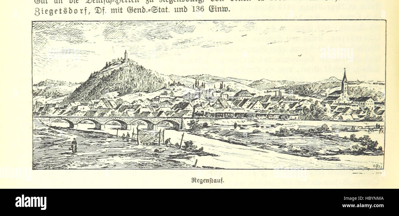 Bild von Seite 882 "Geographisch-Historisches Handbuch von Bayern" Bild entnommen Seite 882 von "Geographisch-Historisches Handbuch von Bayern" Stockfoto