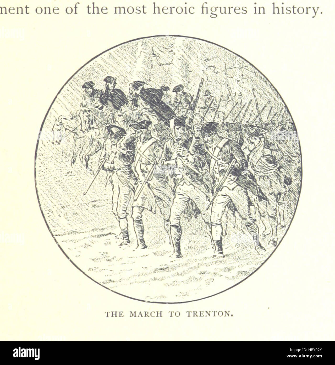 Bild von Seite 77 von "Hero Tales from American History" Bild entnommen Seite 77 von "Hero Tales from American Stockfoto