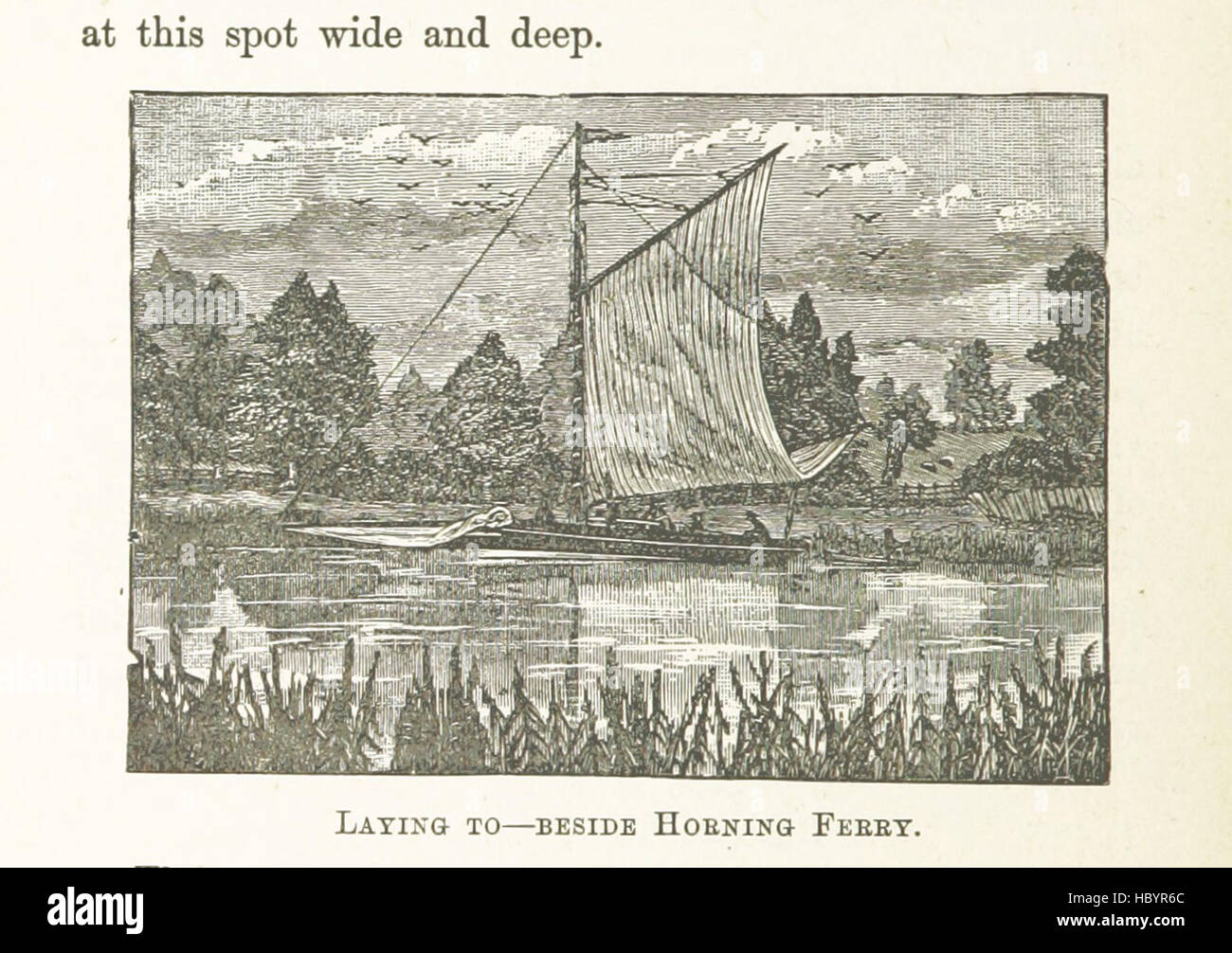 Bild von Seite 162 "[The Land of the Broads... Illustrierte Ausgabe.] " Bild entnommen Seite 162 von "[das Land von der Stockfoto