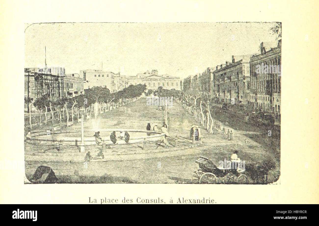 Abbildung Seite 276 entnommen "Souvenirs Maritimes, 1881-1883. Journal de Bord d ' une Campagne En Tunisie, En Égypte et Dans le Levant Sur le Cuirassé "le La Galissonière," etc. "Bild entnommen Seite 276 von" Souvenirs Maritimes, 1881-1883 Journal Stockfoto