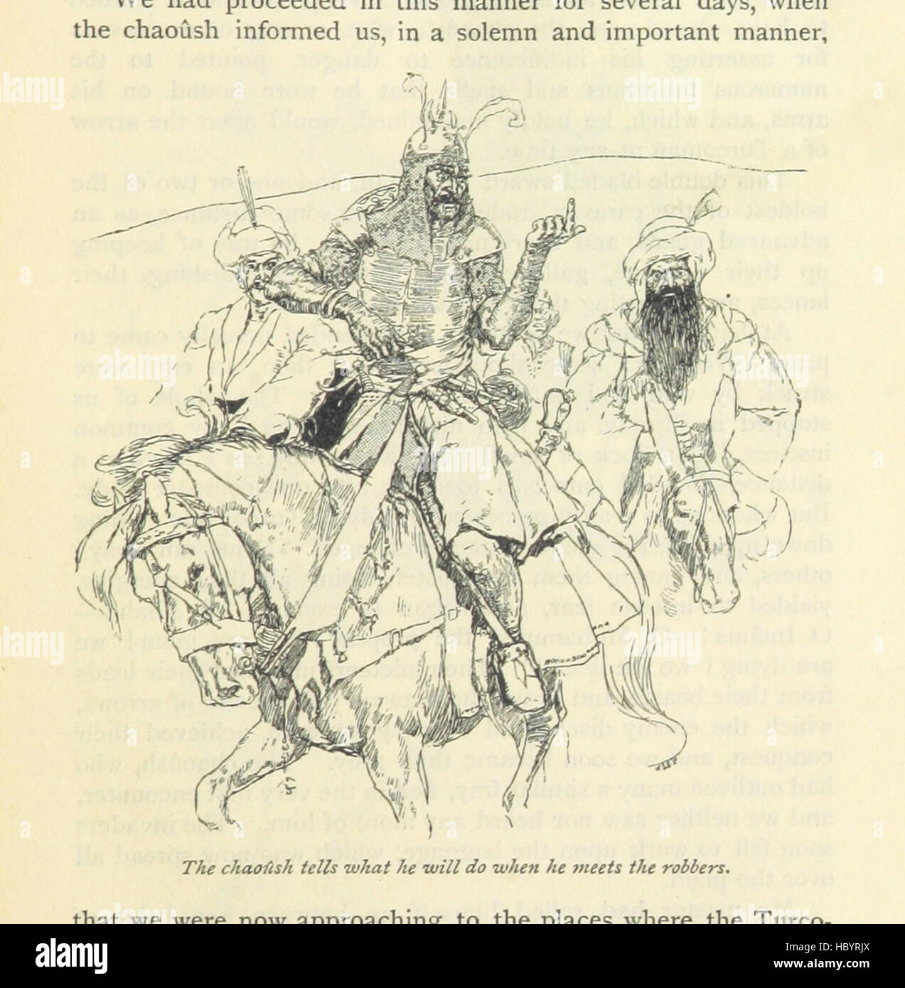 Bild entnommen Seite 69 von "die Abenteuer des Hajji Baba von Ispahan... Illustriert von H. R. Millar, mit einer Einleitung von Hon. G. Curzon "Bild entnommen Seite 69 von" die Abenteuer des Hajji Stockfoto