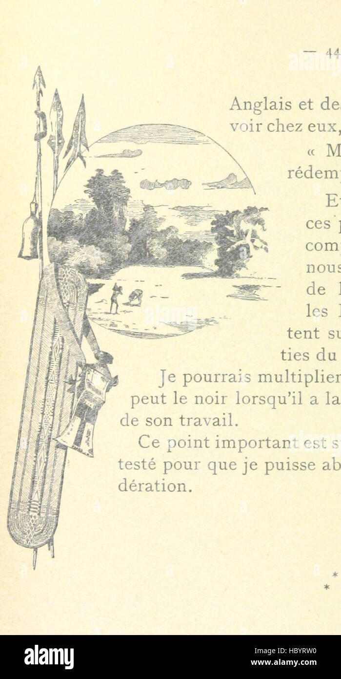 Bild von Seite 52 von "Au Congo. Kommentar Les Noirs travaillent... Dessins, etc. "Bild von Seite 52 von" Les Au Congo Kommentar Stockfoto