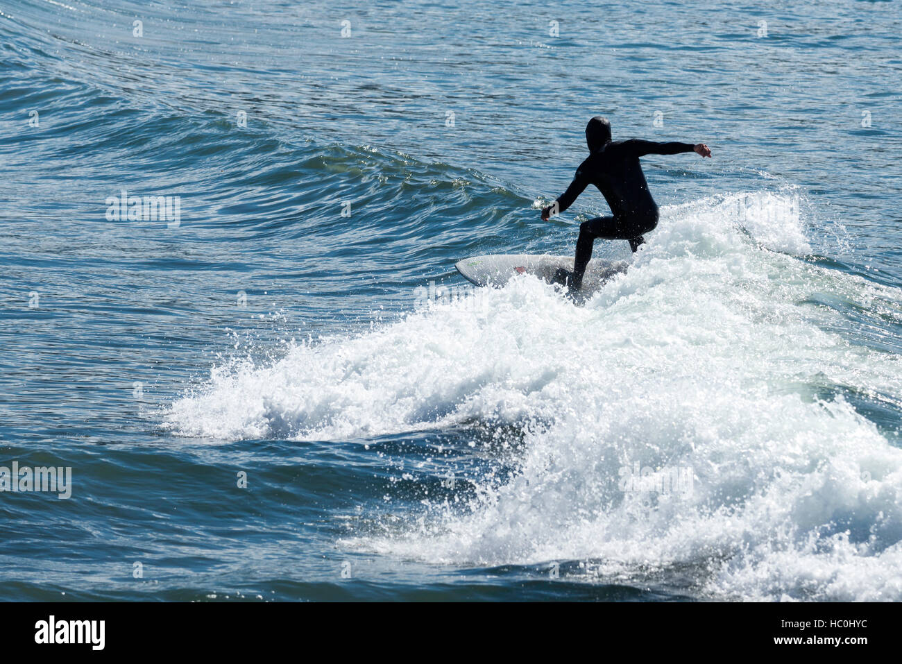 Surfen, Crescent City, Kalifornien. Stockfoto