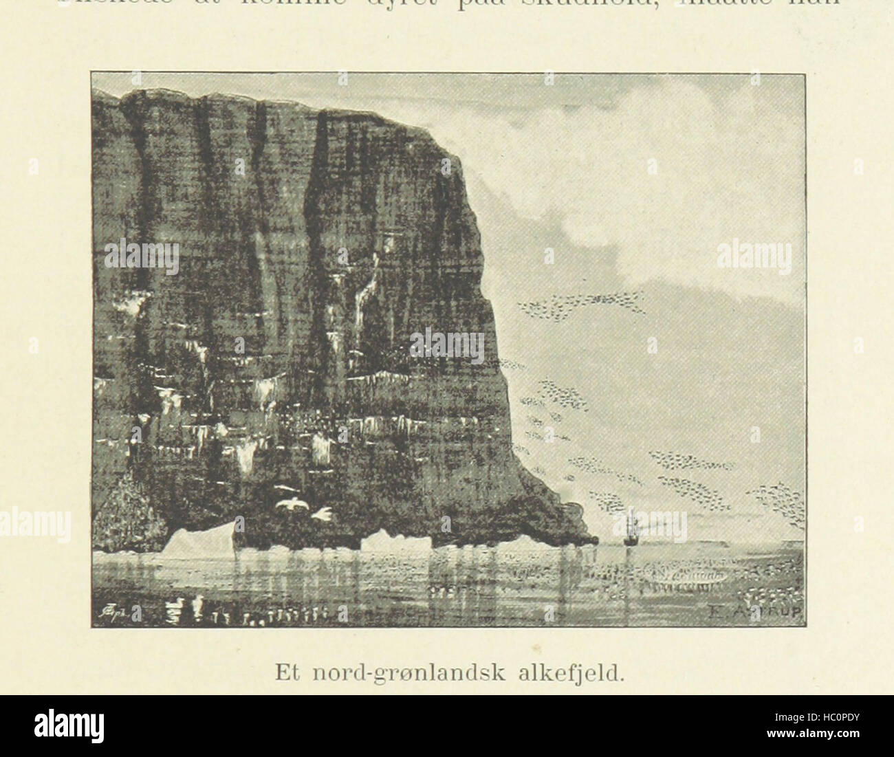 Bild entnommen Seite 145 von "Blandt Nordpolens Naboer. Med Illustrationer af th. Holmboe usw. "Bild entnommen Seite 145 von" Blandt Nordpolens Naboer Med Stockfoto