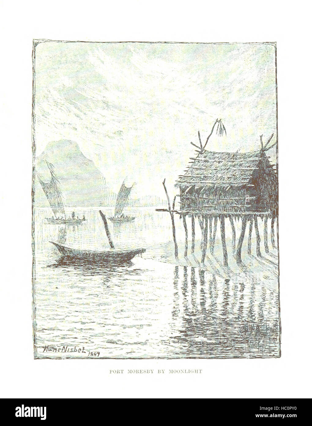 Bild entnommen Seite 217 von "A Colonial Tramp: Reisen und Abenteuer in Australien und Neuguinea" Bild entnommen Seite 217 von "A Colonial Tramp reist Stockfoto