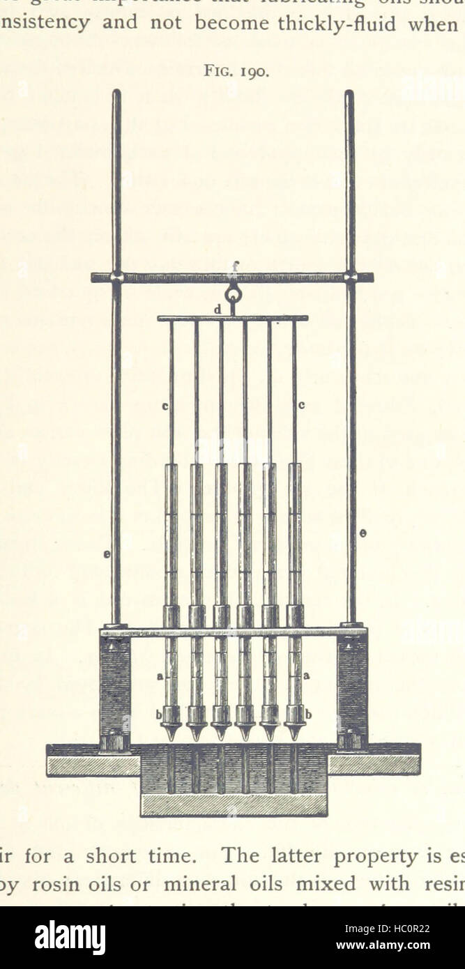 Bild entnommen Seite 593 von "Petroleum... Zusammen mit dem vorkommen und Verwendung von Erdgas. Vor allem aus dem deutschen Prof. Hans Hoefer und Dr. Alexander Veith, von W. T. Brannt bearbeitet... Illustriert, etc. (basierend auf "Das Erdoel Und seine Verwandt Bild entnommen Seite 593 von" Erdöl gemeinsam mit Stockfoto