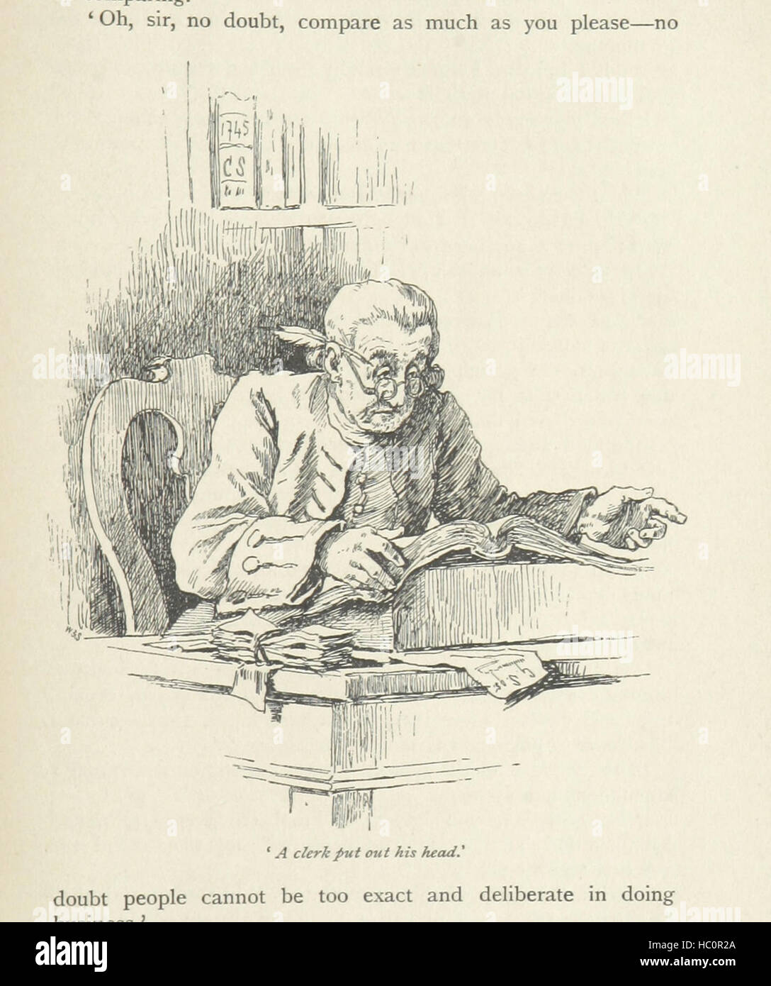 Abbildung Seite 343 entnommen "Ormond. Eine Geschichte... Illustriert von C. Schloesser. Mit einer Einführung von Anne Thackeray Ritchie "Bild entnommen Seite 343 von" Ormond A Tale Stockfoto