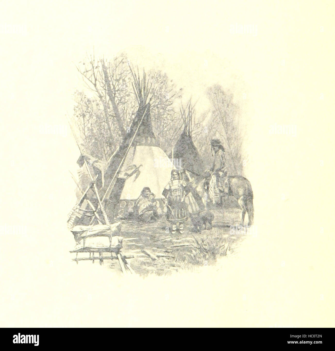 Bild entnommen Seite 186 des "Tagebuch Meiner Reise sterben ähm Erd. 1892-1893' Bild entnommen Seite 186 des "Tagebuch Meiner Reise Umm Stockfoto