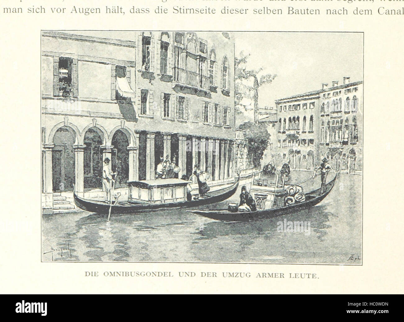 Bild entnommen Seite 232 von "Venezia. Beschrieben von H. Perl. Mit Original-Zeichnungen von Ettore Tito... Herausgegeben von E. M. Engel "Bild entnommen Seite 232 von" Venezia Beschrieben von H Stockfoto