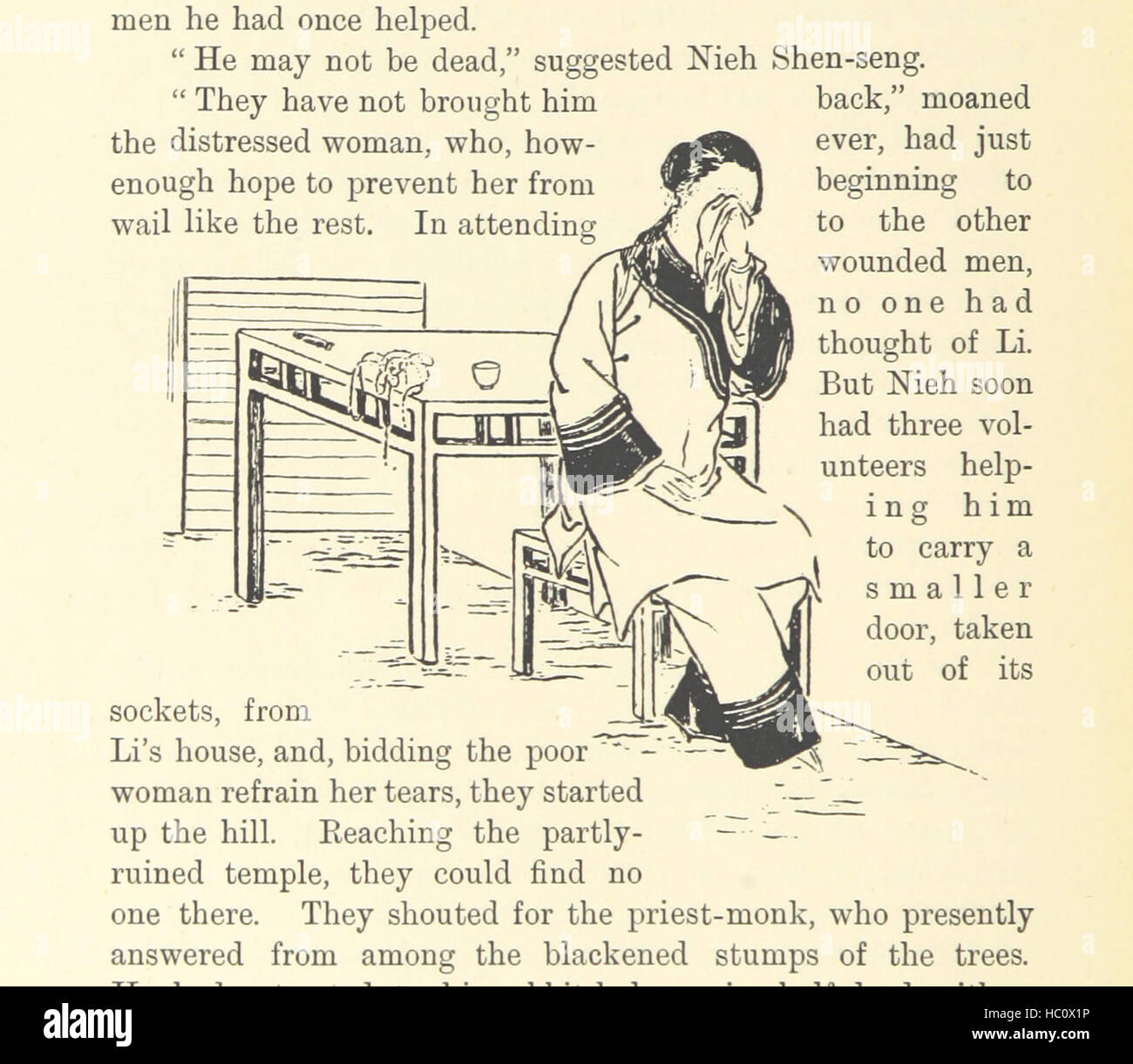 Bild entnommen Seite 292 von "eine Reihe von chinesischen Pfirsich-Steinen. [Skizzen des Dorflebens in Zentralchina. Mit Abbildungen.] " Bild entnommen Seite 292 von "A String of Chinese Stockfoto