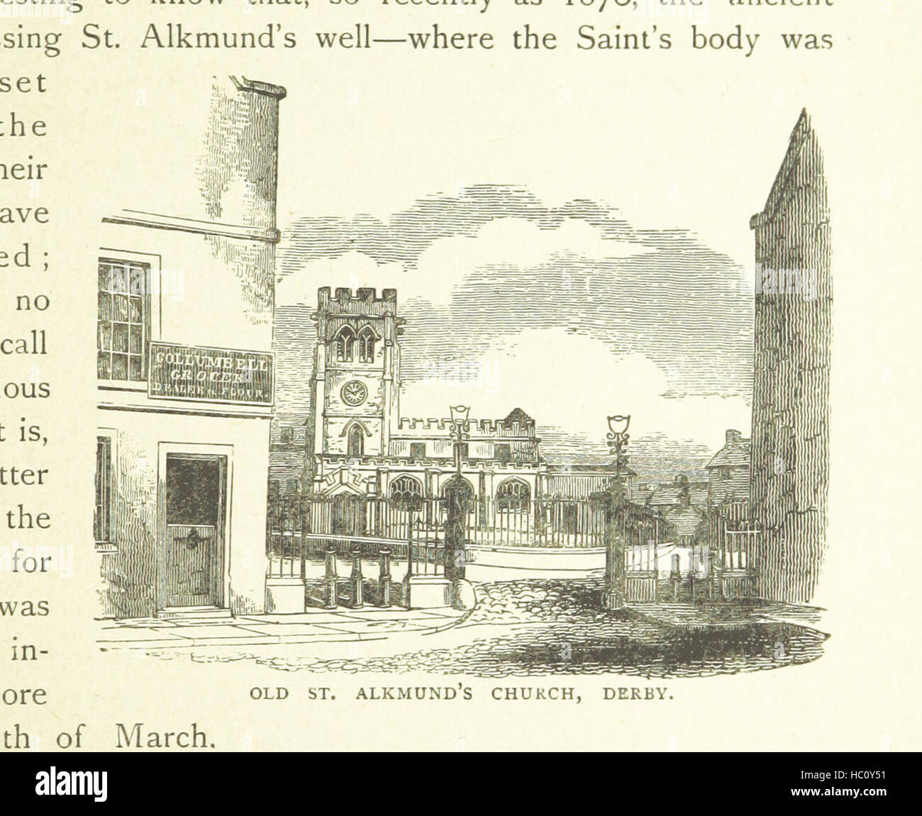 Bild von Seite 179 von "Skizzen von alten Derby und Umgebung... Bearbeitet von G. F. Gadd "Bild von Seite 179 von" Skizzen von alten Derby Stockfoto