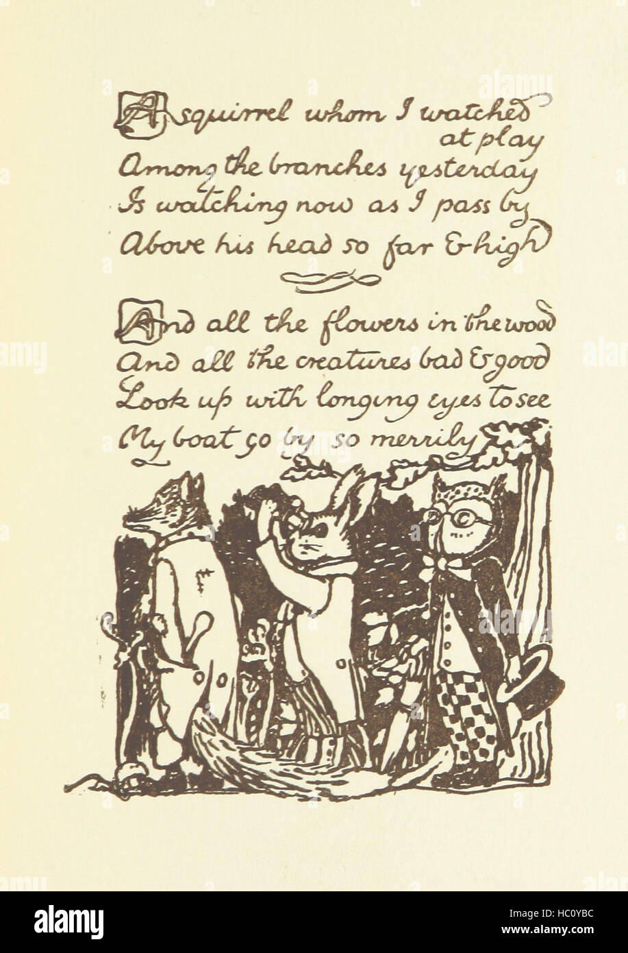 Bild von Seite 45 des "gute Nacht. [Verse]. ... Mit Entwürfen von L. Davis Aufnahme von Seite 45 des "gute Nacht [Verse] Stockfoto