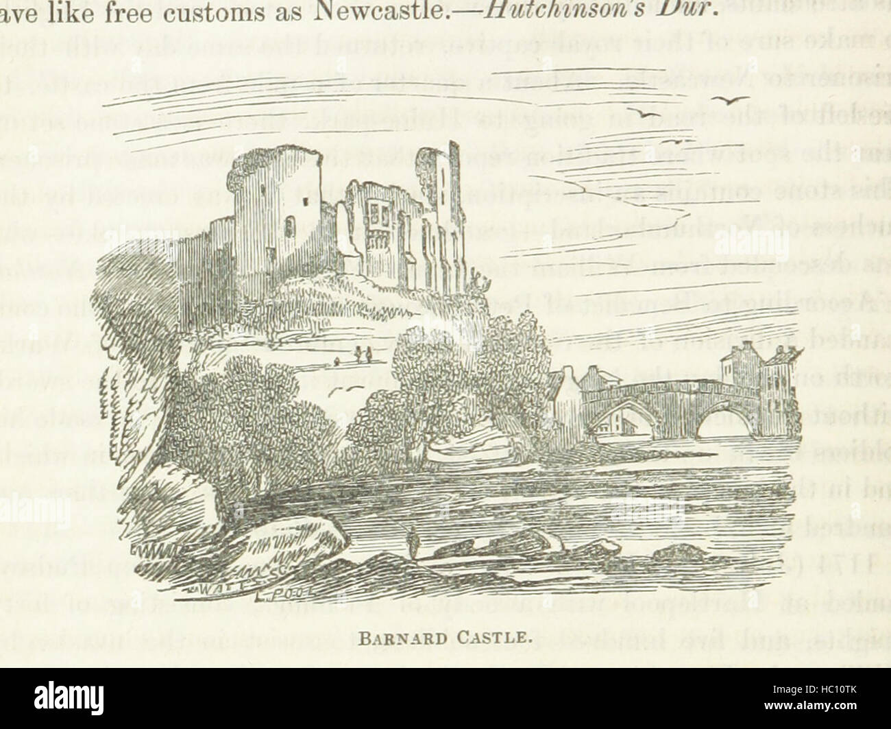 Bild von Seite 76 von ' The Heimatforscher Bildband der bemerkenswerte Ereignisse, historische Fakten, Traditionen, legendären und beschreibenden Balladen, verbunden mit den Grafschaften von Newcastle-upon-Tyne, Northumberland und Durham. Historische Abteilung. Bild von Seite 76 von ' The Heimatforscher Tabelle Stockfoto