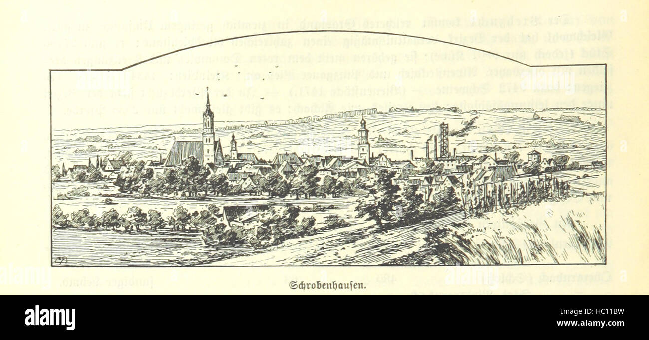 Bild von Seite 420 "Geographisch-Historisches Handbuch von Bayern" Bild von Seite 420 "Geographisch-Historisches Handbuch von Bayern" Stockfoto