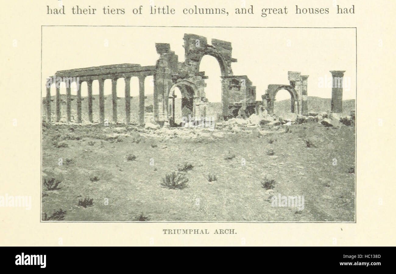 Bild von Seite 95 "ein Konto von Palmyra und Zenobia, mit Reisen und Abenteuern in basan und der Wüste... Mit 80 Abbildungen und 32 ganzseitigen Stichen Bild entnommen Seite 95 von "ein Konto von Palmyra Stockfoto