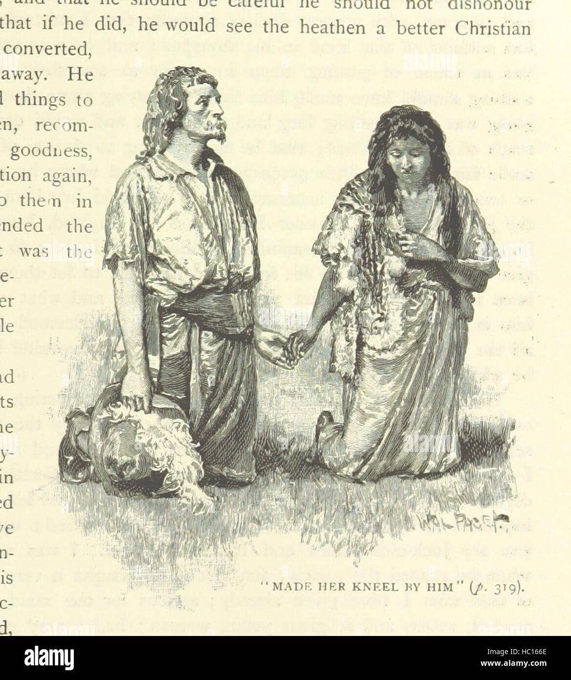 Bild entnommen Seite 355 von "das Leben und die seltsamen überraschenden Abenteuer des Robinson Crusoe... Mit hundertzwanzig original-Illustrationen von Walter Paget "Bild entnommen Seite 355 von" The Life and Strange Stockfoto