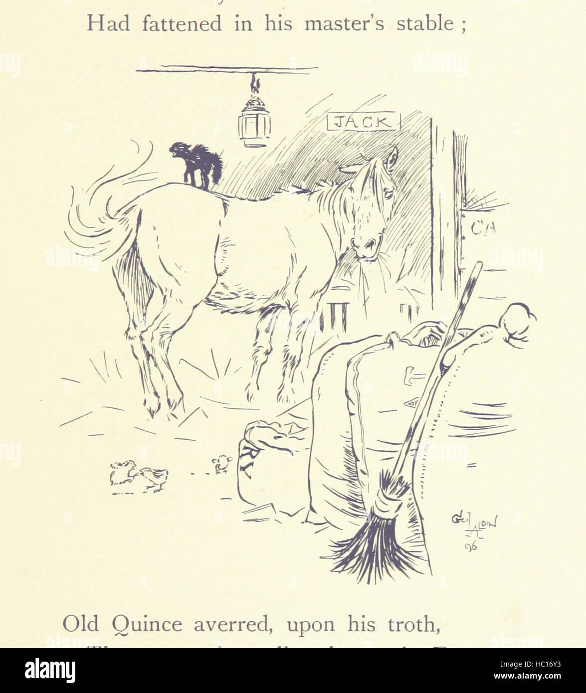 Bild von Seite 39 der "alltäglichen Zeichen... Illustriert von C. Aldin "Bild von Seite 39 der" alltäglichen Zeichen dargestellt Stockfoto