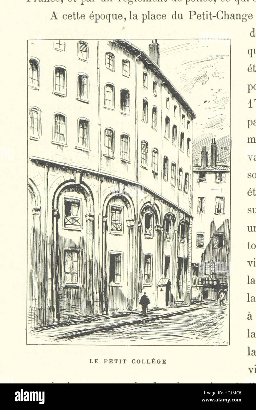 Bild von Seite 342 ' Lyon Pittoresque... Avec Une Préface de M. Coste-Labaume. Illustré... par J. Drevet "Bild entnommen Seite 342 von" Lyon Pittoresque Avec Stockfoto
