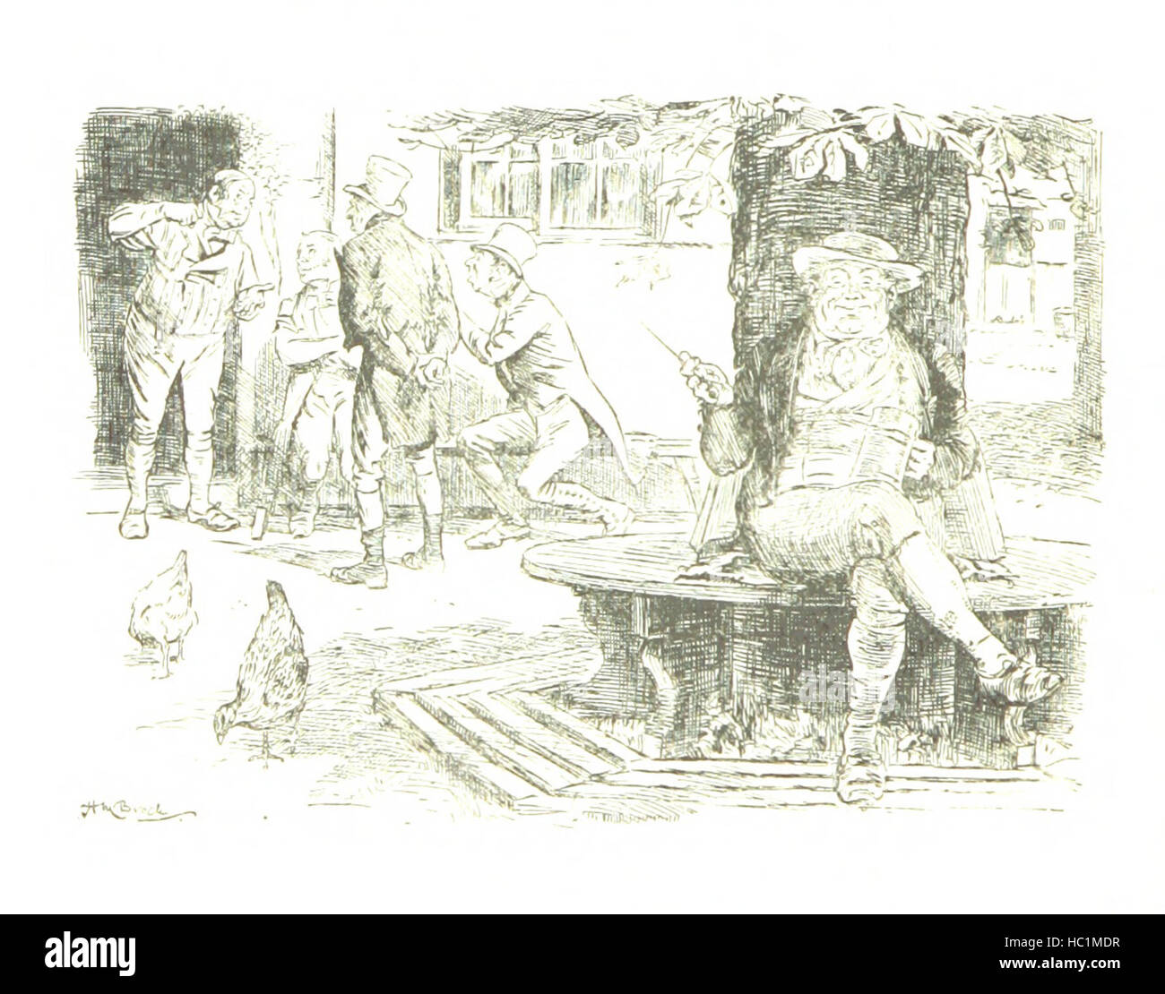 Abbildung Seite 172 von entnommen "Balladen und Lieder... Mit original-Illustrationen von H. M. Brock "Bild entnommen Seite 172 von" Balladen und Lieder Stockfoto