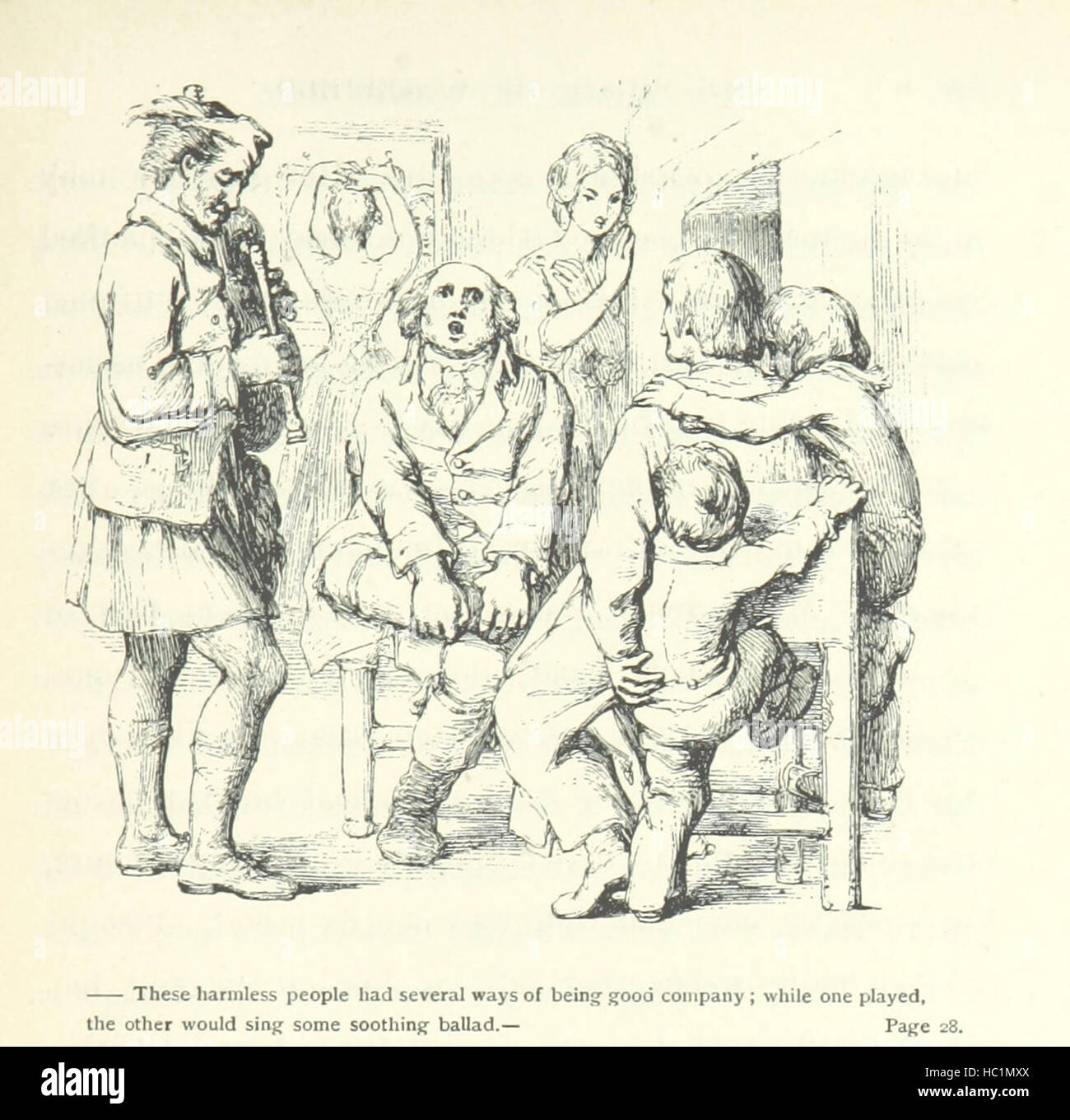 Bild von Seite 45 von "[der Vikar von Wakefield. Nouvelle Édition, Avec Une Ankündigung, un Argument Analytique et des Notes par M. l'Abbé B. Colpin.] " Bild von Seite 45 von "[The Vicar of Wakefield Stockfoto