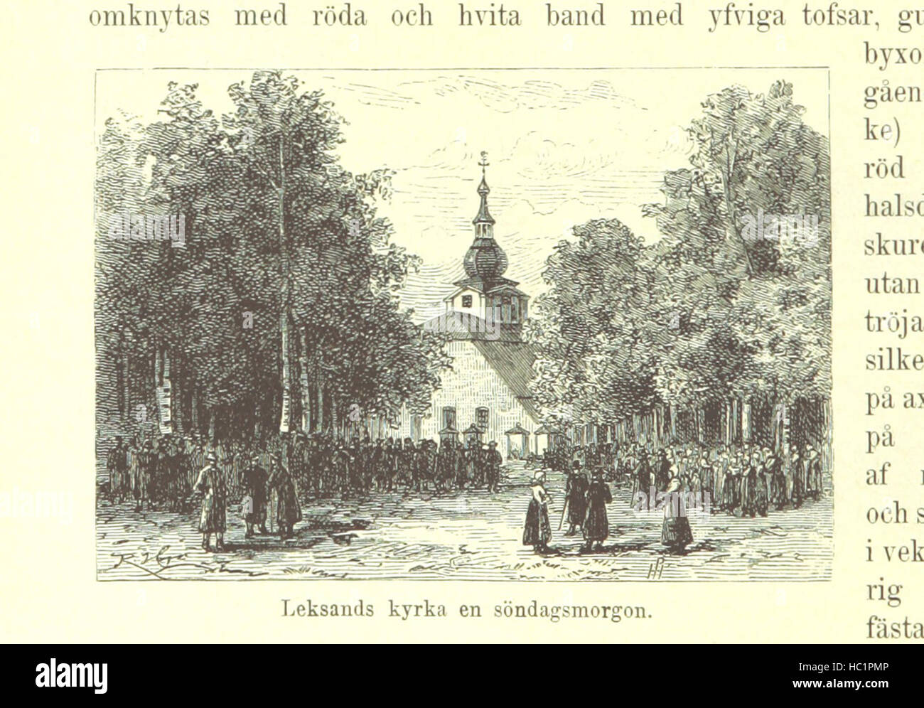 Bild von Seite 192 "Genom Sveriges Bygder. Skildringar af Vårt Land Och Folk... Tredje Upplagan, Genomsedd Och Tillökad af J. P. Velander. Med 545 Illustrationer' Bild entnommen Seite 192 von "Genom Sveriges Bygder Skildringar Stockfoto