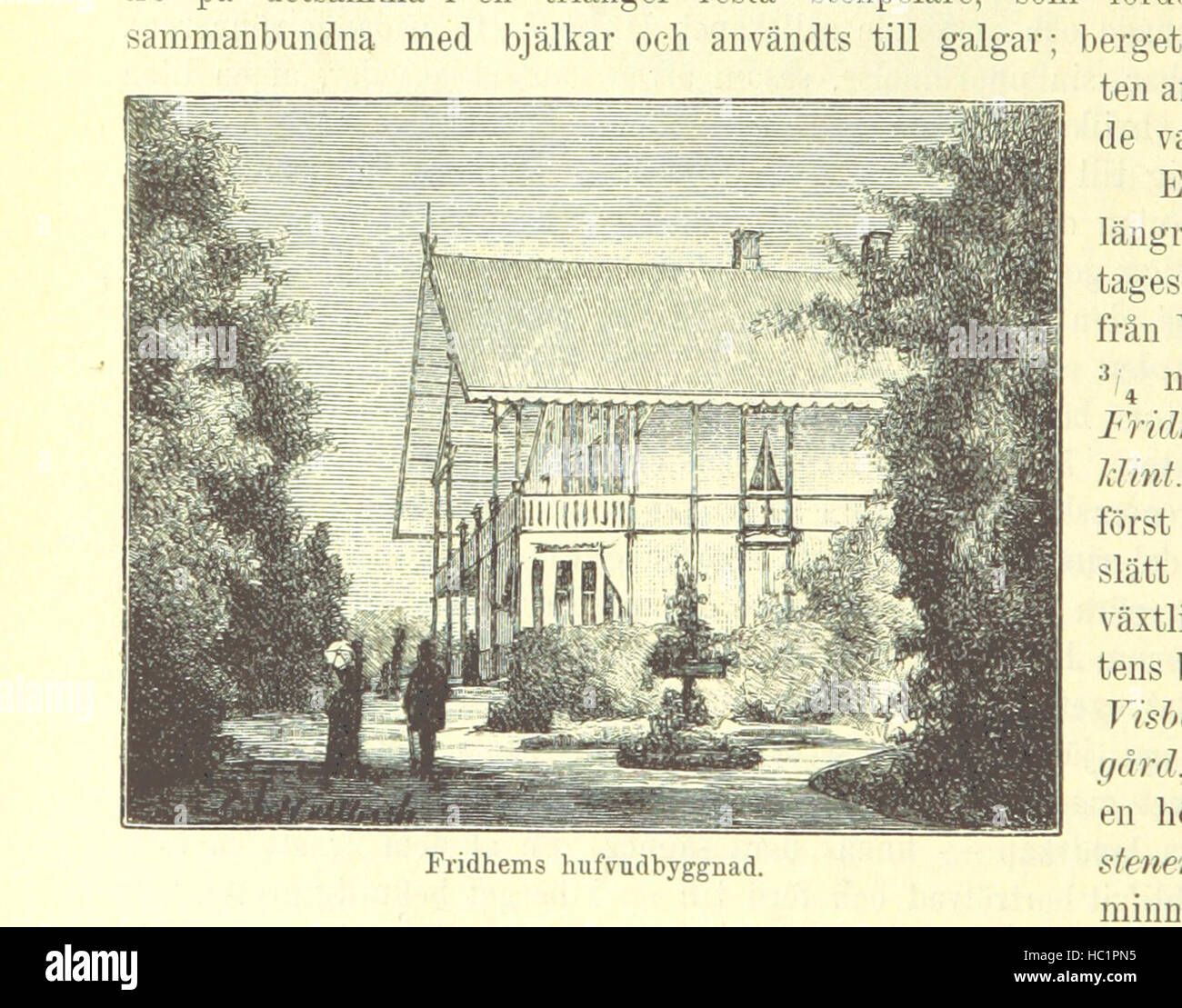 Bild entnommen Seite 386 von "Genom Sveriges Bygder. Skildringar af Vårt Land Och Folk... Tredje Upplagan, Genomsedd Och Tillökad af J. P. Velander. Med 545 Illustrationer' Bild entnommen Seite 386 von "Genom Sveriges Bygder Skildringar Stockfoto