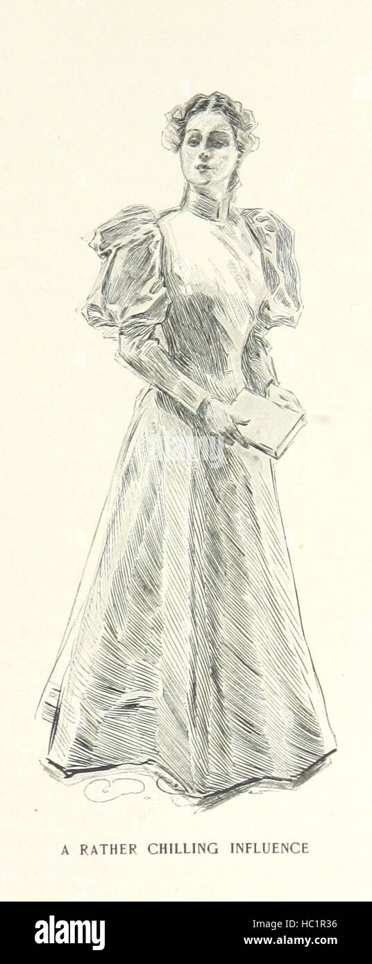 Bild entnommen Seite 257 von "College Girls. [Geschichten]. ... Illustriert von C. D. Gibson' Bild entnommen Seite 257 von "College Girls [Geschichten] Stockfoto
