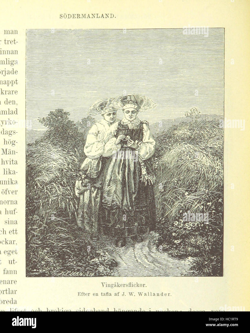Bild entnommen Seite 622 von "Genom Sveriges Bygder. Skildringar af Vårt Land Och Folk... Tredje Upplagan, Genomsedd Och Tillökad af J. P. Velander. Med 545 Illustrationer' Bild entnommen Seite 622 von "Genom Sveriges Bygder Skildringar Stockfoto