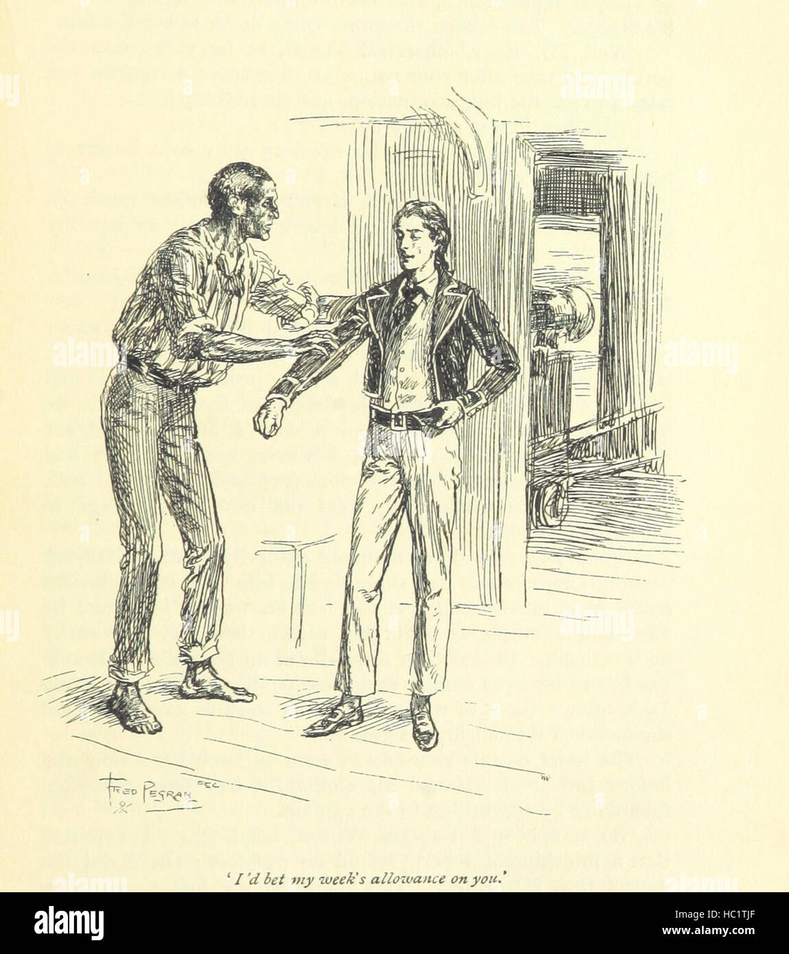 Bild entnommen Seite 99 von "Mr Midshipman Easy... Mit einem Vorwort von David Hannay "Bild entnommen Seite 99 von" Herr Midshipman Easy Stockfoto