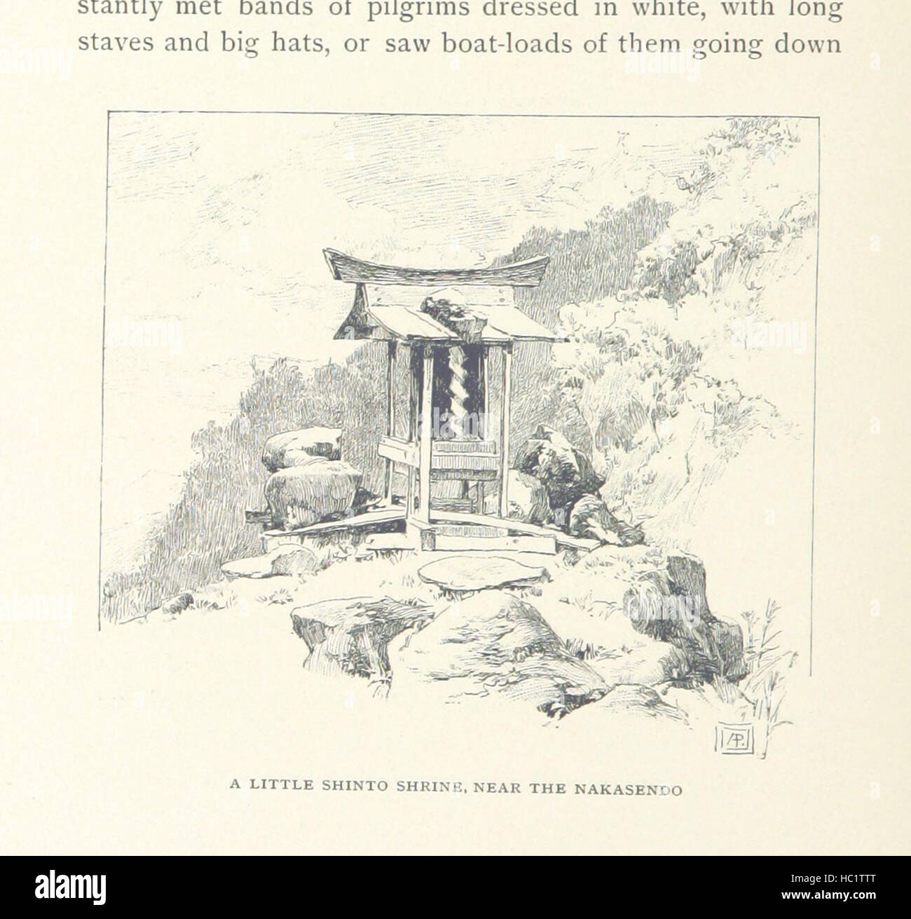 Bild entnommen Seite 224 von "Notizen in Japan... Mit Illustrationen von der Autorin "Bild entnommen Seite 224 von" Notizen in Japan Stockfoto