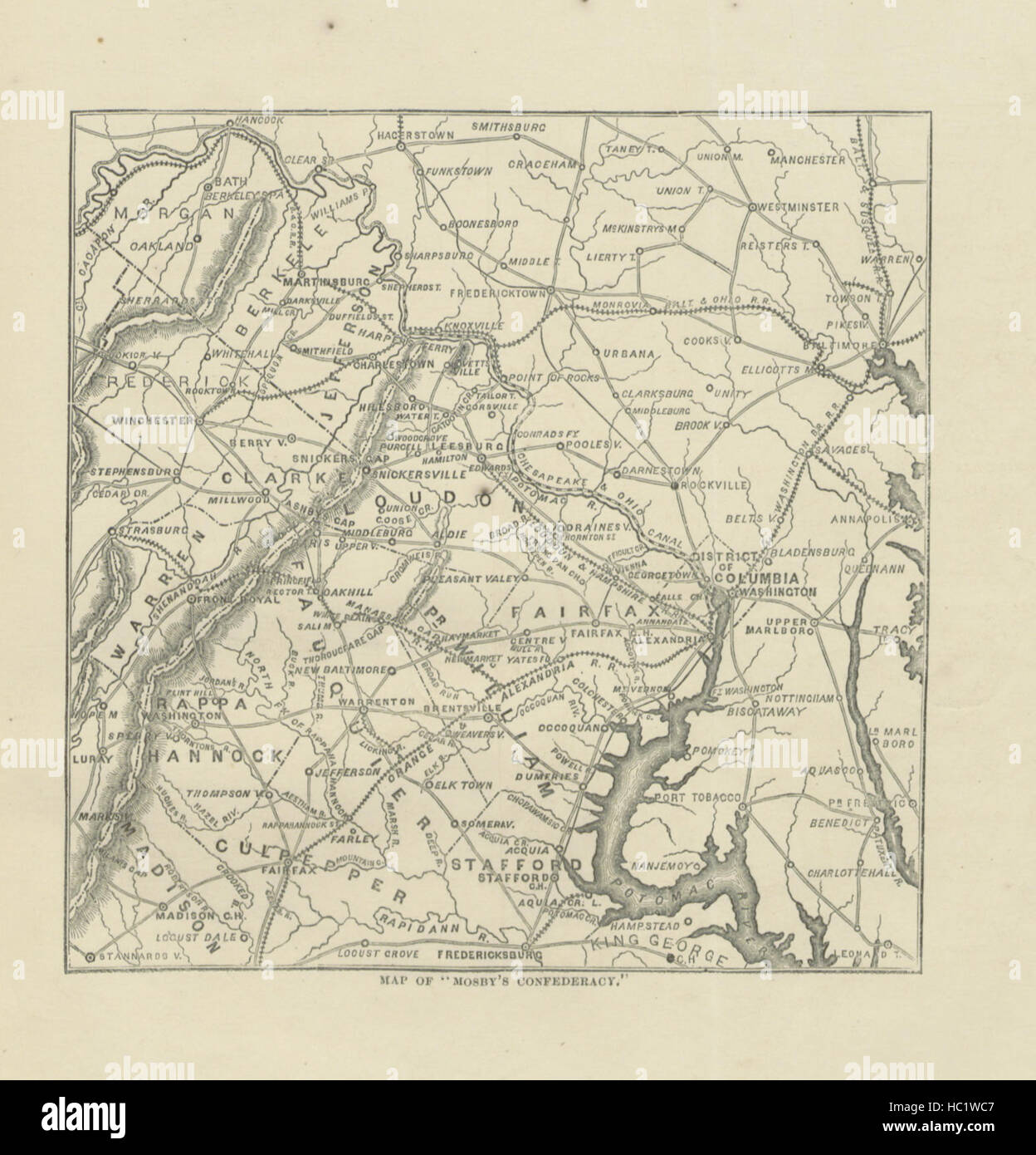 Illustrationen, die das Leben der Partisanen zeigen: Lager, Soldaten, Waffen, Uniformen, Bewegungen, Aktivitäten, Gelände, Dörfer, Städte und tägliche Aktivitäten. Stockfoto