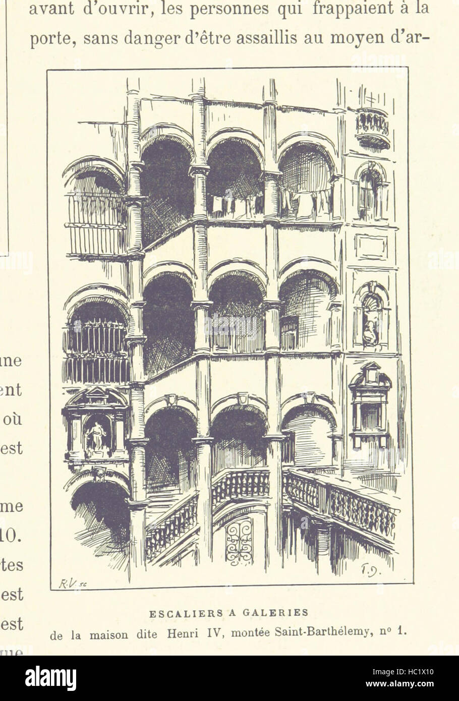 Bild entnommen Seite 359 von "Lyon Pittoresque... Avec Une Préface de M. Coste-Labaume. Illustré... par J. Drevet "Bild entnommen Seite 359 von" Lyon Pittoresque Avec Stockfoto