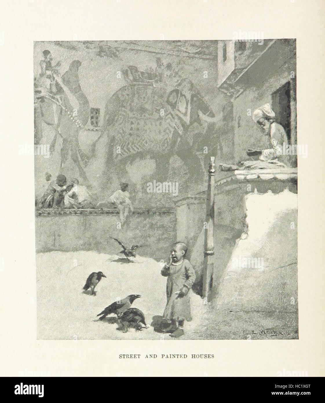 Abbildung Seite 276 entnommen "vom Schwarzmeer durch Persien und Indien... Illustriert von der Autorin "Bild entnommen Seite 276 von" From the Black Sea Stockfoto