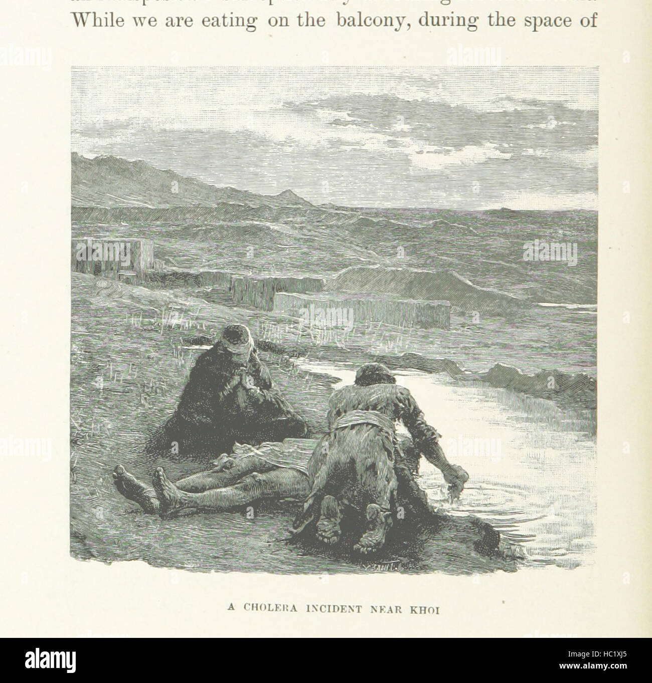 Bild von Seite 56 des "vom Schwarzmeer durch Persien und Indien... Illustriert von der Autorin "Bild von Seite 56 von" From the Black Sea Stockfoto