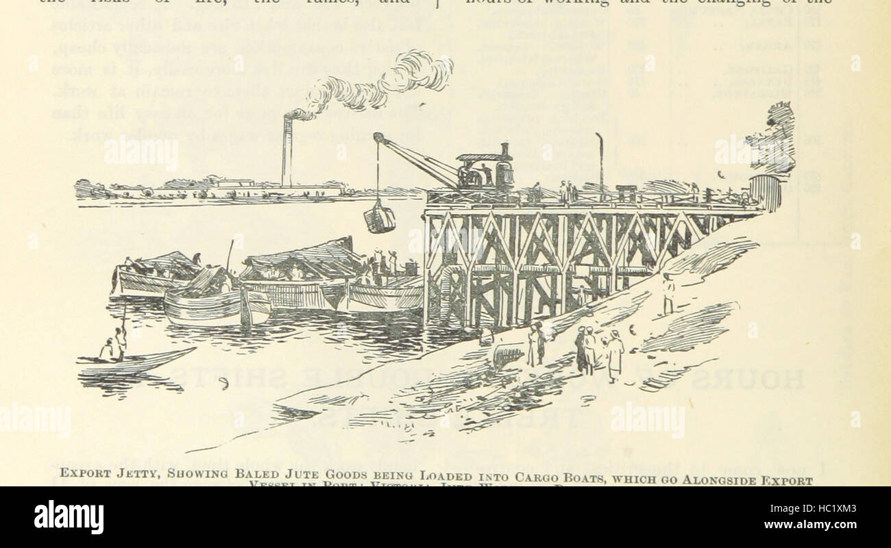 Bild von Seite 72 "Briefe aus Indien und Ceylon, darunter die Manchester of India, Indian Dundee und Calcutta Jute Mills... 1895-96. Nachdruck aus der "Dundee Inserent." " Bild von Seite 72 "Briefe aus Indien und Stockfoto