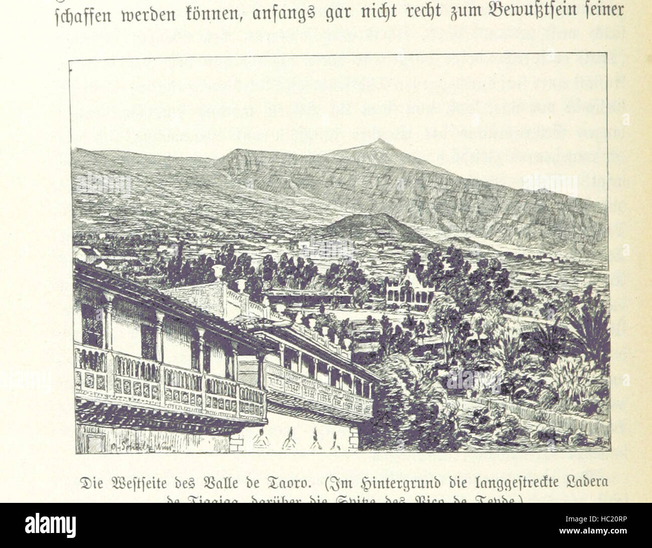 Bild entnommen Seite 106 von "sterben Insel Teneriffa. Wanderungen Im Canarischen Hoch-Und Tiefland... Mit 4 Originalkarten Und 33 Textbildern "Bild entnommen Seite 106 von" sterben Insel Teneriffa Familienoberhaupt Stockfoto