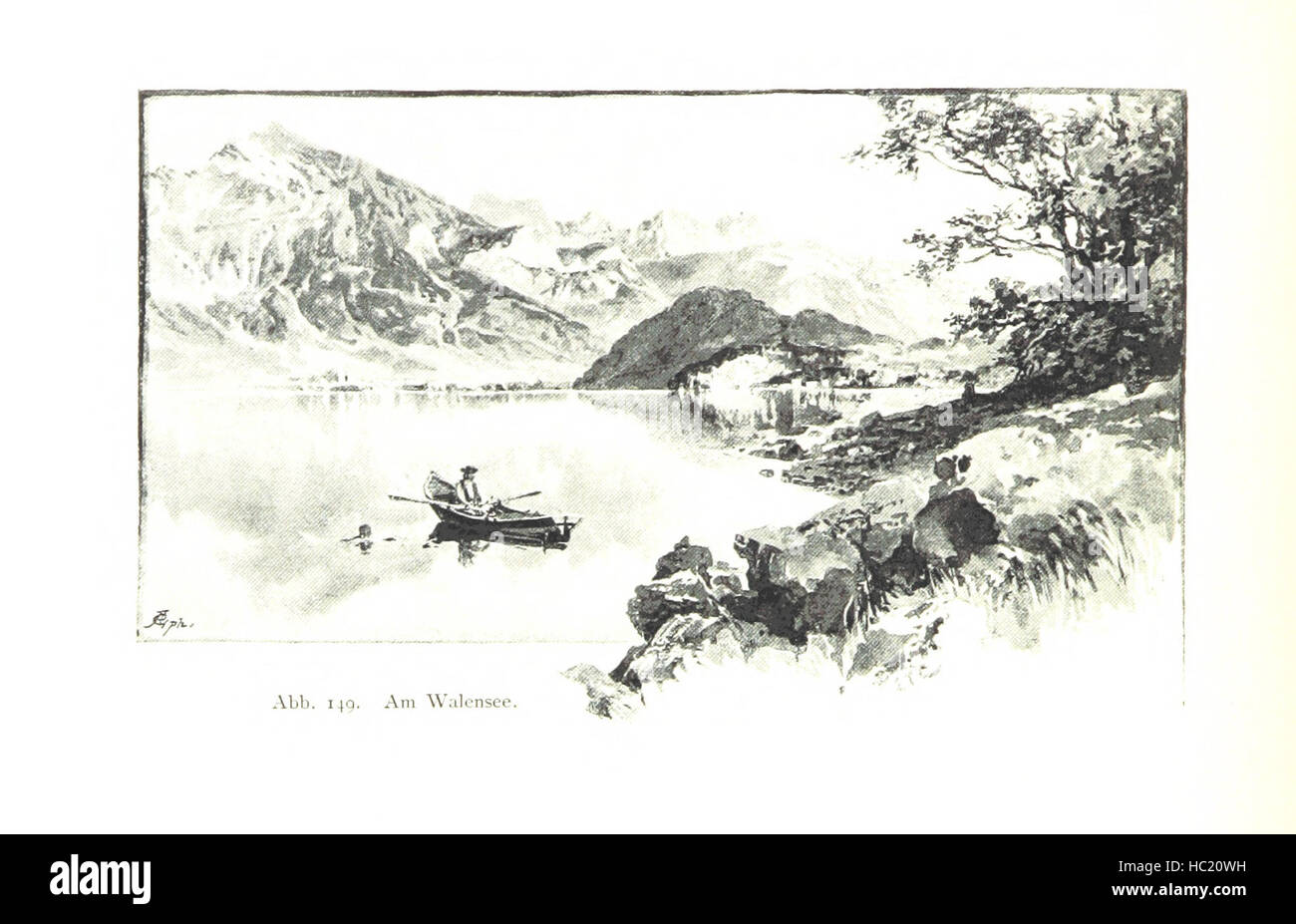 Bild von Seite 376 "Aus den Alpen... Illustriert, etc. "Bild von Seite 376" Aus den Alpen Stockfoto