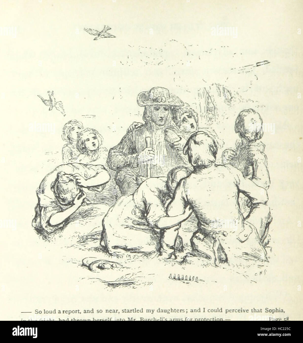 Bild von Seite 70 "[der Vikar von Wakefield. Nouvelle Édition, Avec Une Ankündigung, un Argument Analytique et des Notes par M. l'Abbé B. Colpin.] " Bild von Seite 70 "[The Vicar of Wakefield Stockfoto