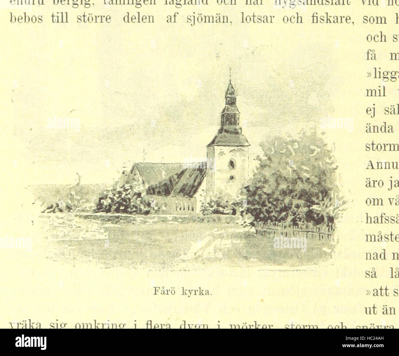 Bild entnommen Seite 392 von "Genom Sveriges Bygder. Skildringar af Vårt Land Och Folk... Tredje Upplagan, Genomsedd Och Tillökad af J. P. Velander. Med 545 Illustrationer' Bild entnommen Seite 392 von "Genom Sveriges Bygder Skildringar Stockfoto