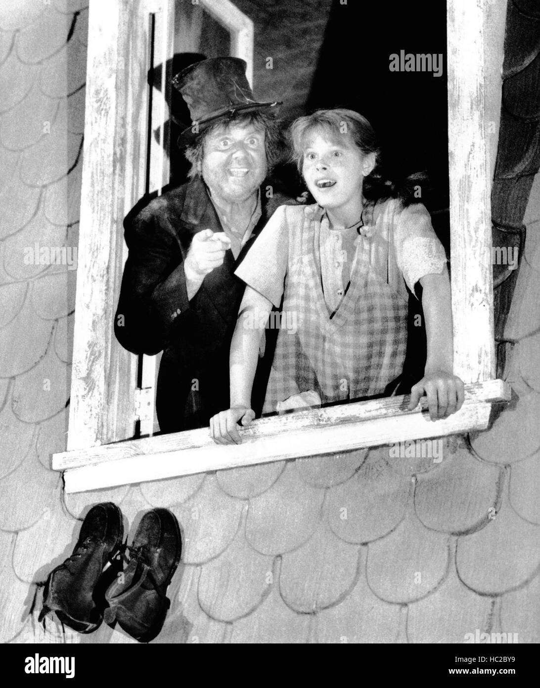 DIE neuen Abenteuer von PIPPI LANGSTRUMPF, von links, Dick Van Patten, Tami Erin, 1988