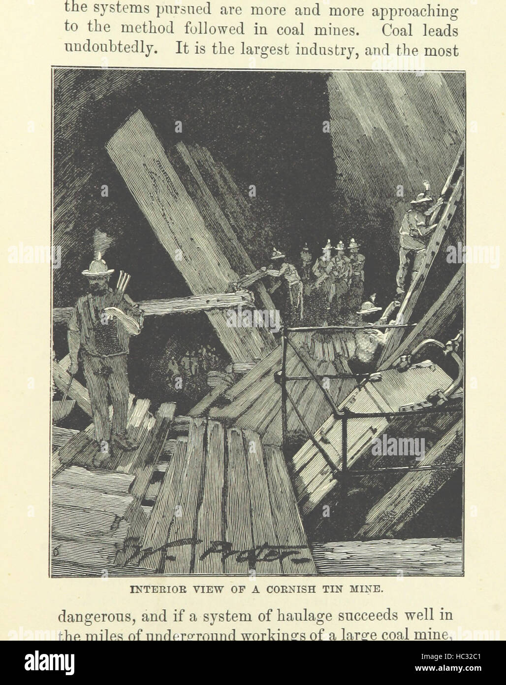 Bild entnommen Seite 135 von "Bergleute und ihre unterirdischen arbeiten. Geschichten von der Gewinnung von Kohle, etc. "Bild entnommen Seite 135 von" Bergleute und ihre Werke Stockfoto