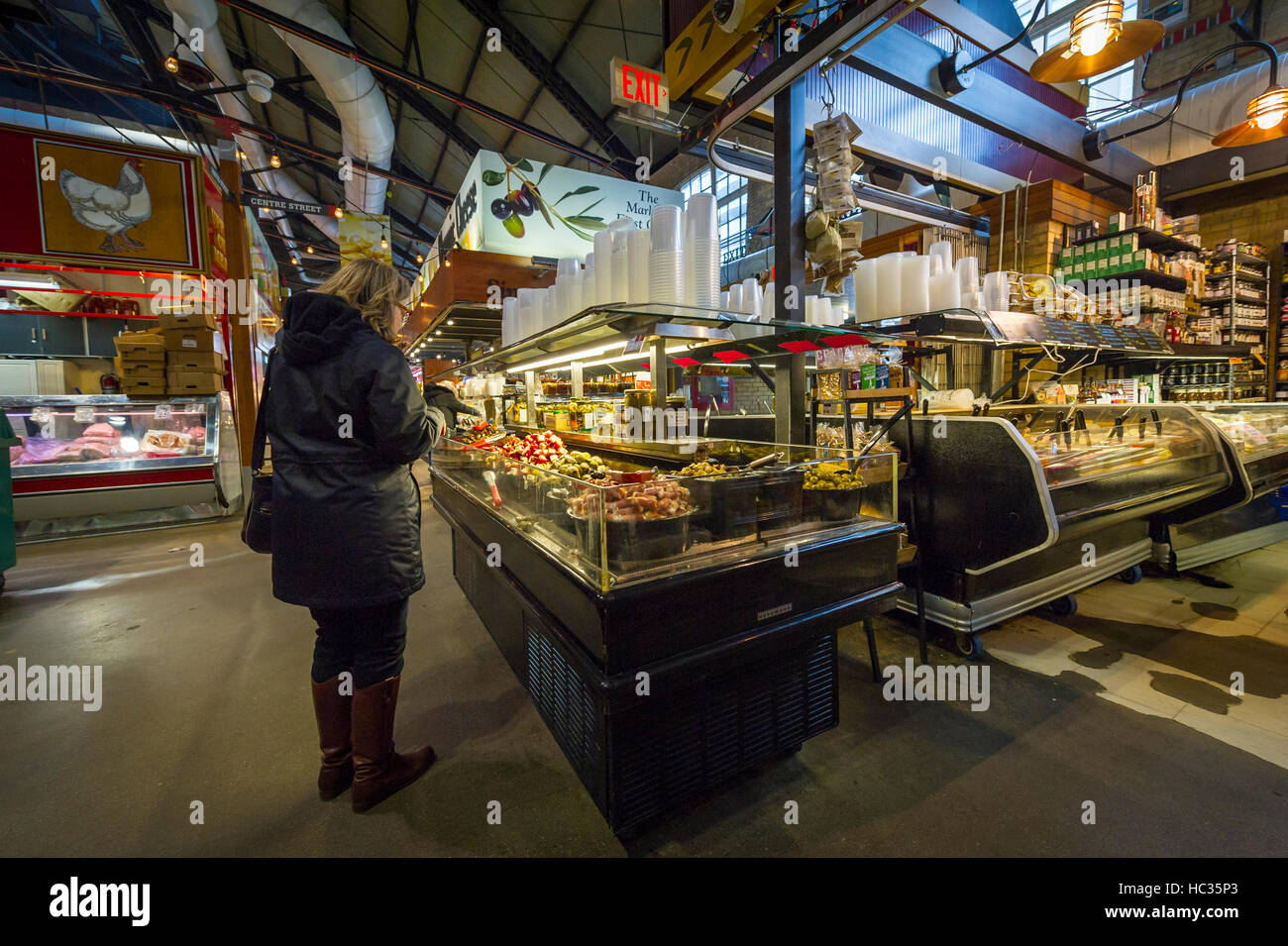 St. Lawrence Market in Toronto Stockfoto
