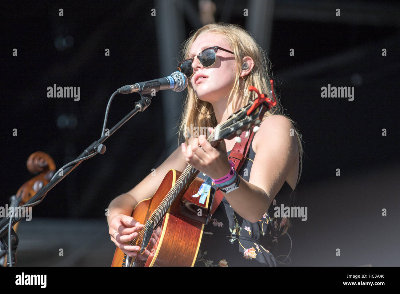 Camp Bestival 2016 - Tag 3 - Performances Mitwirkende: Billie Marten wo: Lulworth, Vereinigtes Königreich bei: 31. Juli 2016 Stockfoto