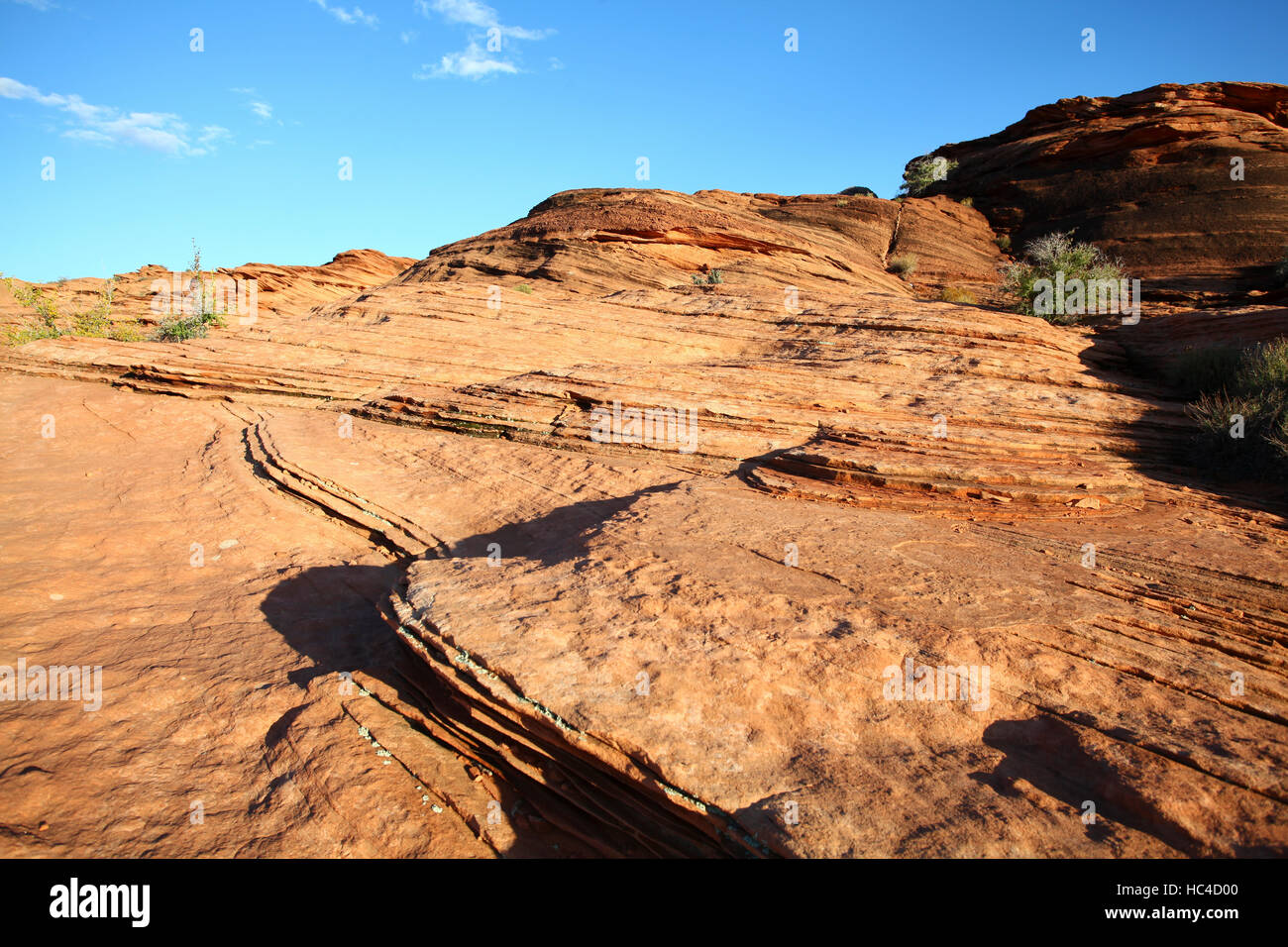 Landschaft rund um den Horseshoe Bend Colorado River Arizona USA Stockfoto