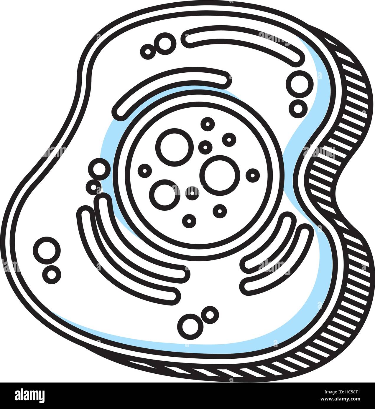 Zellstruktur isoliert Symbol Vektor-Illustration-design Stock Vektor