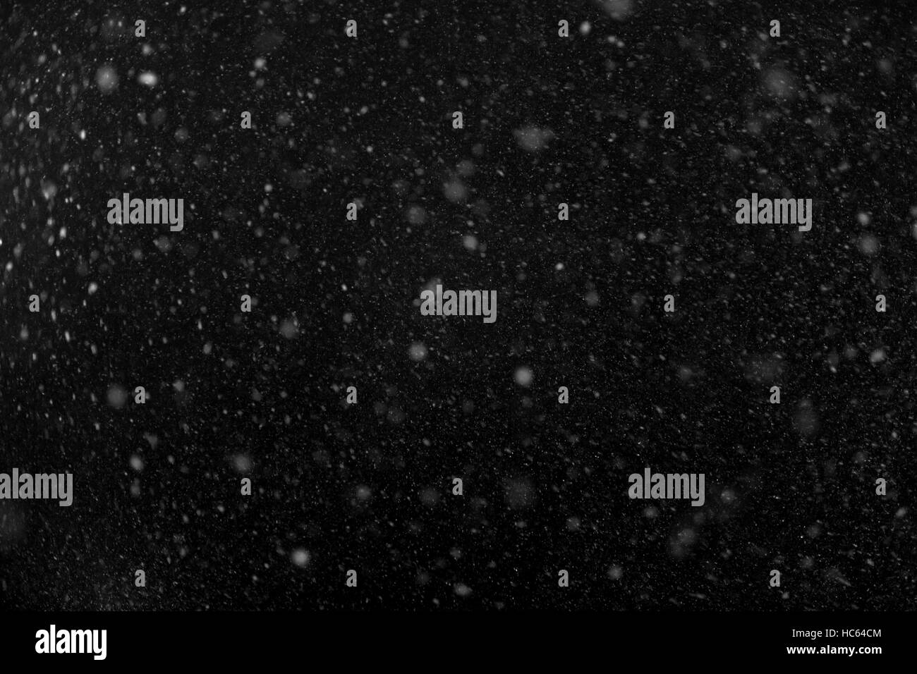 Die fallenden Schnee. Hintergrund Stockfoto