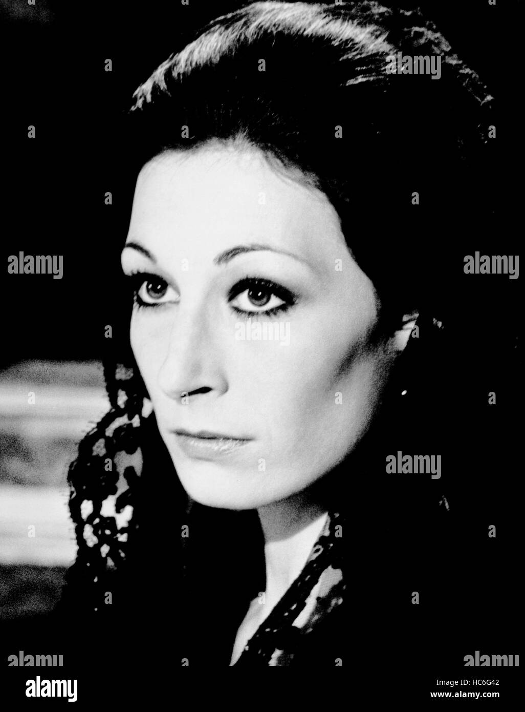 SWASHBUCKLER, Anjelica Huston, 1976 Stockfoto