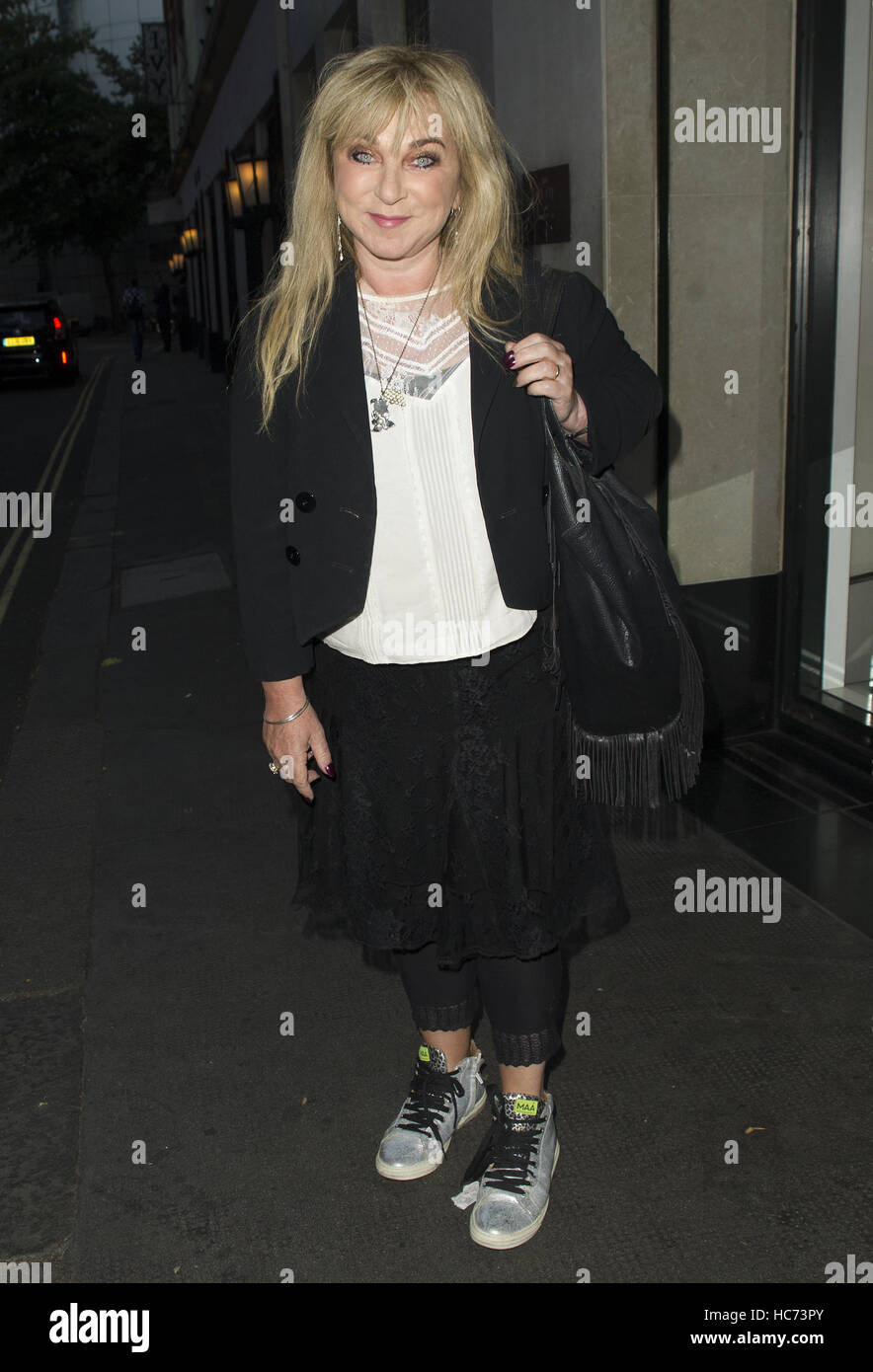 Helen Lederer im Ivy Club in Covent Garden mit gesehen: Helen Lederer Where: London, Vereinigtes Königreich bei: 12. August 2016 Stockfoto